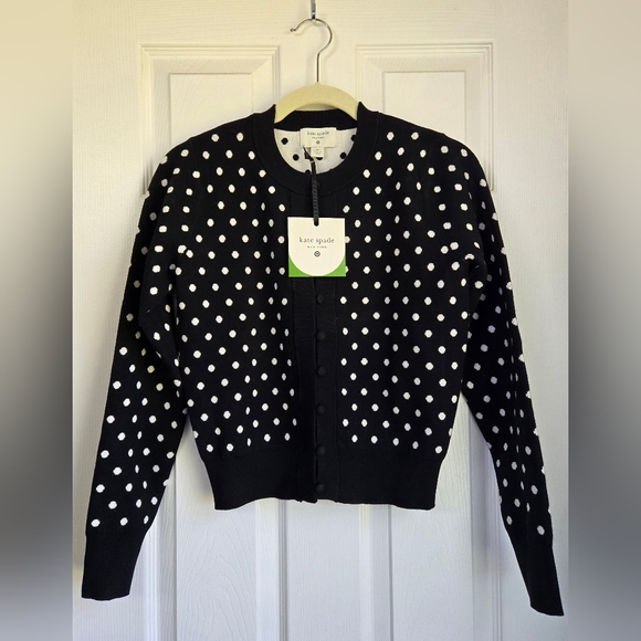 kate spade new york x Target - Mini Polka Dot Cardigan Size XS, NWT - Picture 6 of 12